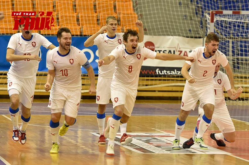 ĐT Futsal CH Séc vẫn được đánh giá có trình độ vượt bậc so với Việt Nam