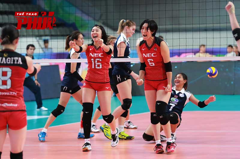 Đội bóng chuyền nữ NEC Red Rockets (Nhật Bản) vô địch năm 2019