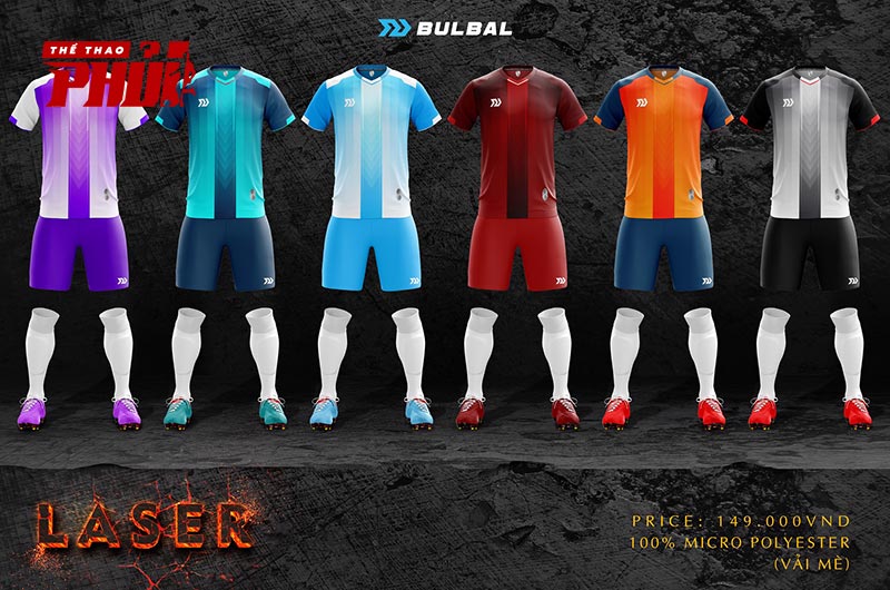 Mẫu quần áo bóng đá Bulbal Laser